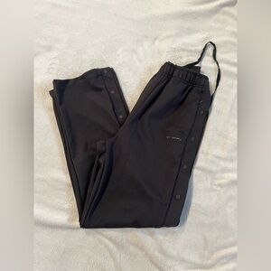 NikeSKIMS Women’s Matte Tricot Side-Snap Track Pants XS S NWOT Dark Roast Color
